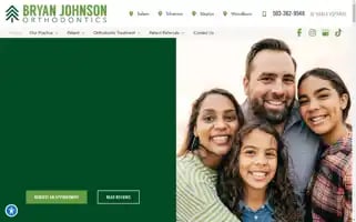 Bryanjohnsonorthodontics.com Screenshot 2024-07-01 07:28:59