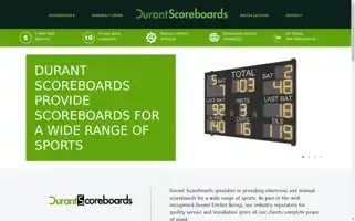 Durantscoreboards.co.uk Screenshot 2024-05-26 00:45:51