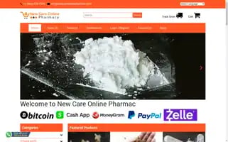 Newcareonlinepharmac.com Screenshot 2024-06-19 06:28:54