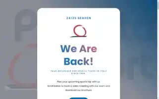 Italysportstours.net Screenshot 2024-04-23 14:24:48