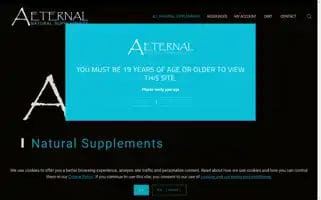 Aeternalsupplements.ca Screenshot 2024-06-15 18:43:25