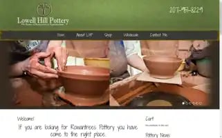Lowellhillpottery.com Screenshot 2024-06-11 07:29:41