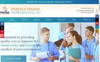 Perfecthandshealthcaregroup.com Screenshot 2024-07-05 04:52:51