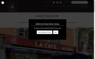 Lacaveducanal.fr Screenshot 2024-04-27 05:46:56