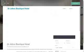 Stjohnsboutiquehotel.co.uk Screenshot 2024-04-22 18:15:53