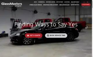 Glassmastersautoglass.com Screenshot 2024-07-05 06:34:33
