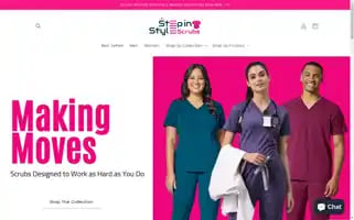 Stepinstylescrubs.com Screenshot 2024-04-27 11:45:55