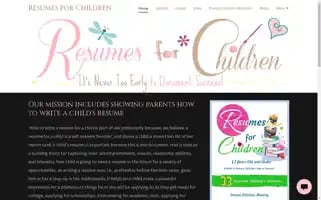 Resumesforchildren.com Screenshot 2024-07-02 20:20:18