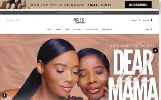 Yelleskincare.com Screenshot 2024-05-04 20:52:45