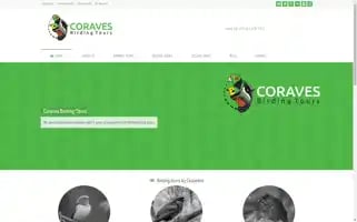Coravesbirdingtours.com Screenshot 2024-04-25 22:51:36
