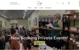 Zionsvilleoliveoil.com Screenshot 2024-07-05 06:09:46