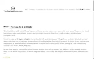 Theexaltedchrist.com Screenshot 2024-07-06 14:31:41