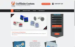 Cufflinkscustom.com.au Screenshot 2024-06-13 11:22:37