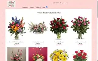 Petalsplusfloristandgifts.com Screenshot 2024-05-16 12:29:27