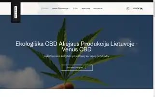 Venuscbd.lt Screenshot 2024-05-19 14:36:10