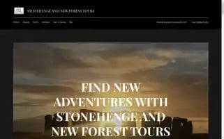 Stonehengeandnewforesttours.com Screenshot 2024-04-15 17:58:59