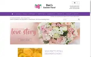 Donscustomfloral.net Screenshot 2024-05-15 20:21:12