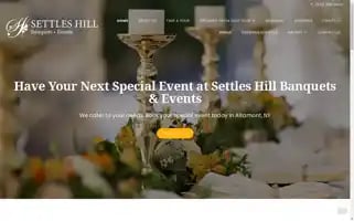 Settleshillbanquets.com Screenshot 2024-06-13 16:17:41
