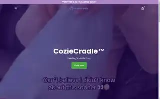 Coziecradle.com Screenshot 2024-05-03 09:26:13