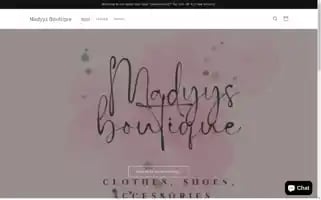 Madyysboutique.com Screenshot 2024-04-27 12:54:20