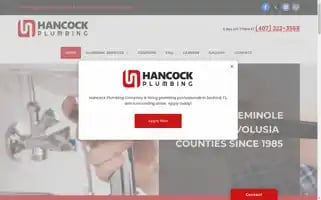 Hancockplumbingco.com Screenshot 2024-05-16 00:52:50