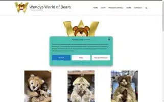 Wendysworldofbears.co.uk Screenshot 2024-05-22 15:38:18