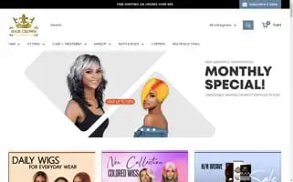 Haircrownbeautysupply.com Screenshot 2024-05-04 06:30:30