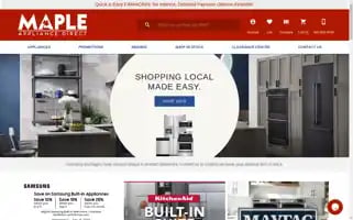 Mapleappliancedirect.ca Screenshot 2024-05-12 20:40:39