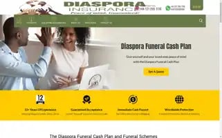 Diasporainsurance.com Screenshot 2024-06-14 03:55:19