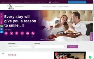 Jkgroupofhotels.com Screenshot 2024-04-23 11:58:44