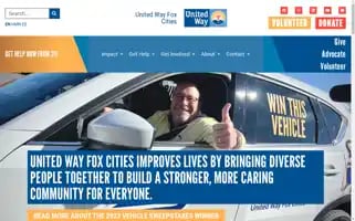 Unitedwayfoxcities.org Screenshot 2024-07-02 02:39:03