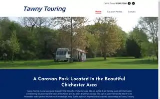Tawnytouringpark.co.uk Screenshot 2024-04-26 07:38:08