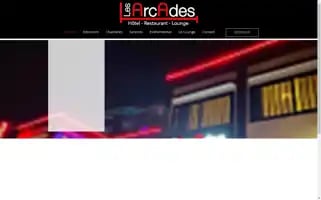 Lesarcadeshotel.com Screenshot 2024-04-17 14:08:26