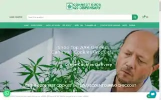 Connectbuds420dispensary.com Screenshot 2024-05-25 00:33:26
