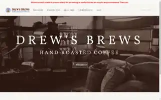 Drewsbrewscoffee.com Screenshot 2024-06-11 22:10:09