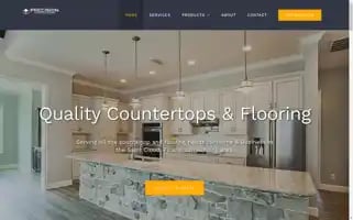 Precisiongraniteandflooring.com Screenshot 2024-05-13 11:46:17
