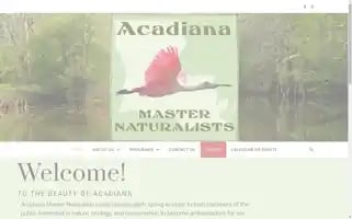 Acadianamasternaturalists.org Screenshot 2024-05-26 14:48:41