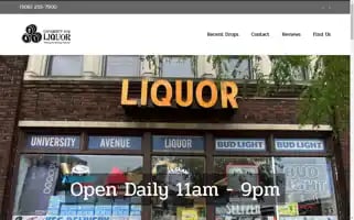 Universityliquor.com Screenshot 2024-05-16 22:51:07