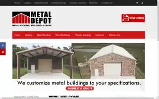 Metaldepotinc.com Screenshot 2024-05-12 22:27:08
