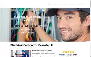 Electricianprosevanston.com Screenshot 2024-06-13 14:01:53
