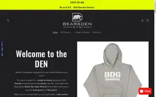Bearsdengym.com Screenshot 2024-04-16 17:50:49