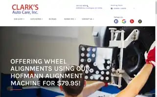 Clarksautocareinc.com Screenshot 2024-05-15 17:36:29