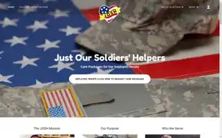 Justoursoldiershelpers.org Screenshot 2024-04-15 07:27:03