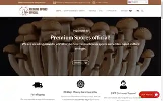 Premiumsporesoffiicial.com Screenshot 2024-05-24 14:55:41