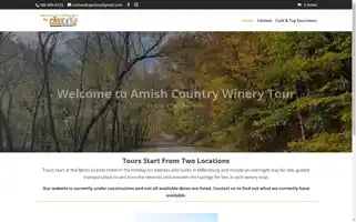Amishcountrywinerytour.com Screenshot 2024-04-17 14:48:51