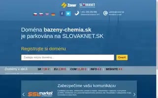 Bazeny-chemia.sk Screenshot 2024-07-10 07:44:01