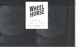 Wheelhorsewhiskey.com Screenshot 2024-05-05 05:34:13