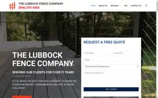 Lubbockfencecompany.com Screenshot 2024-06-29 01:10:00