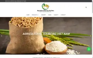 Agriculturalsourcingvietnam.com Screenshot 2024-05-22 17:18:00