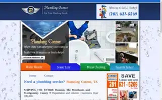 Plumbingconroe.com Screenshot 2024-07-07 08:07:58
